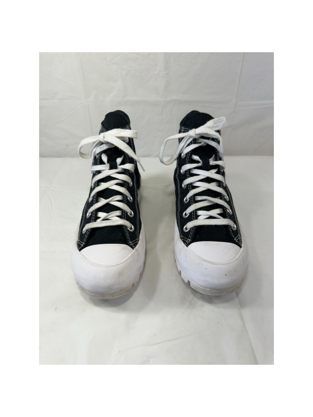 Converse Chuck Taylor All Star High Lugged Black High Top Sneakers Classic Sz 8
